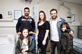 Juan Mata visited Beever Primary School, Royton Hall Primary School and the Royal Oldham Hospital 