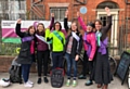 Cycle Our City with Confidence riders celebrate a successful ride with tea, cake and a bit of Suffragette history at the Pankhurst Centre