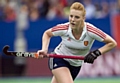 Nicola White in action for Team England