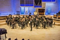 The Oldham Youth Wind Band on stage at the Royal Northern College of Music 