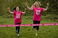 Eva and mum Jill recreate the ‘finish line feeling’ experienced at Race for Life