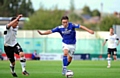 BACK AT BOUNDARY PARK: Jose Baxter in action for Athletic in 2013