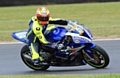 Ash Beech in action during his shortened stint at Snetterton