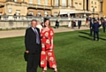 Mahdlo's Les Barker and Scarlett Ash at Buckingham Palace