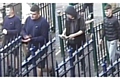 British Transport Police would like to speak to these youths in connection with an assault that knocked a woman unconscious on the platform of Mossley rail station 