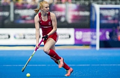Oldham's Olympic star Nicola White in action