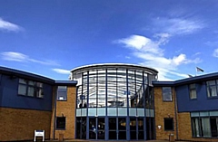 The Radclyffe School on Hunt Lane in Chadderton
