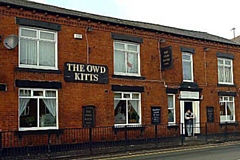 The Owd Kitts pub on Glodwick Road in Oldham - closed in 2011