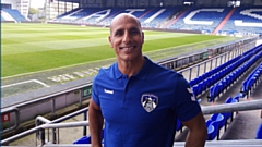 Oldham Athletic manager Dino Maamria