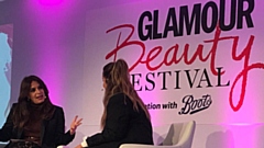 A conversation with Deborah Joseph and Louise Redknapp at the event 