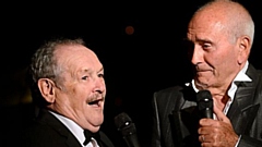 Tommy Cannon (right) and Bobby Ball (left)