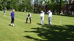 Croquet was one of the first sports that it was possible to play when the initial lockdown restrictions were eased, as it naturally lends itself to social distancing when played