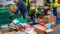 All the food collected will be going to the Oldham Food Bank.