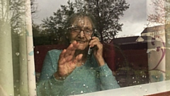 Care home resident Evelyn Schofield