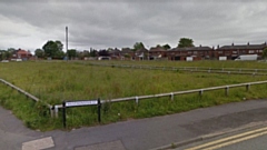 The brownfield land in Derker. Photo courtesy of Google Maps
