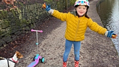 Five year-old Freya McKechnie