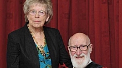 Derek with his loyal wife of 52 years, Di.