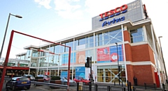 Tesco staff are being given more time to restock the shelves, which are being depleted quickly as shoppers stockpile