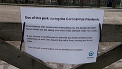 Reports of people congregating in parks have forced the temporary closures
