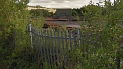 The site in Shaw where 65 new homes will be built