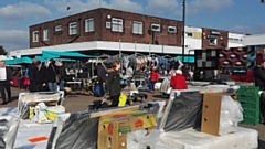 An earlier image of Royton Market, which re-opened yesterday