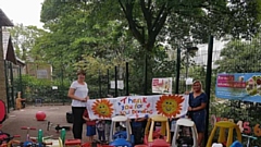 Susan Rushworth (left) and Jenna Evans are pictured. They are both directors of Diggle Dandelions Pre-school