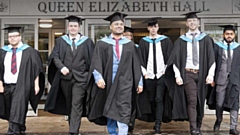 Happy days: For UCO students at their graduation ceremony last year