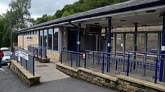 The railway station at Greenfield