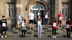 Blue Coat A level students celebrate their results