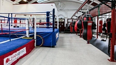 The interior at the Oldham Boxing and Personal Development Centre. Image courtesy of OBPDC's dedicated Facebook page