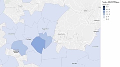 Despite a recent steep fall in cases, the latest statistics show that there were 22 cases of Covid-19 recorded in Alexandra in the week ending September 3