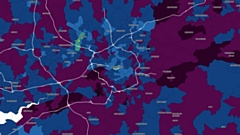 Covid-19 cases in Greater Manchester in the week to October 5