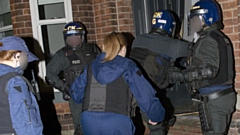The raids took place in Failsworth and Newton Heath