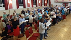 Members of the choir are once again meeting weekly