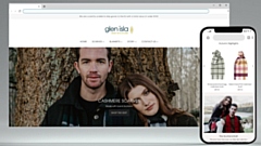 Royton based agency Digitl with their new website for Glen Isla Cashmere