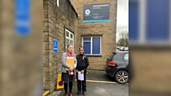 School Engagement Officer PC Fahmida delivered a knife crime input to year 7 students at Saddleworth School