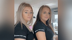 Shannon, Left and Sophie from  Visions Hair Studio