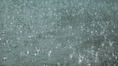 A yellow weather warning issued for heavy rain will remain in place until 6pm this evening