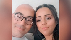 Lucy and fiance Dave