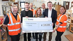 Suez donation, £700K will be presented over their 7 year term. 