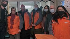 Cllr Shah (right) with the Oldham Street Angels