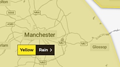 A yellow weather warning has been issued