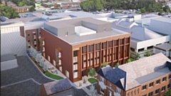 The new extension planned for the Royal Oldham Hospital