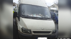 The van was stopped in the Oldham area