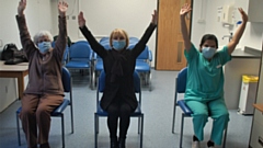 Pictured left to right: Margaret Heywood, Jayne Jackson, and Dr Anita Sharma.