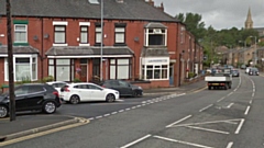The incident happened on Huddersfield Road in Lees