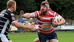 Michael Ward is pictured in 2017 during his Oldham days