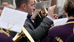 A typical scene from a previous brass band contest
