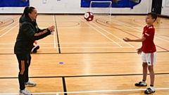 Failsworth football star Katie Zelem, Manchester United's captain, is pictured (left)