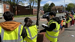 Greenacres Primary Academy Year 4 pupils looked at the numbers of passengers in cars going along the busy Greenacres Road